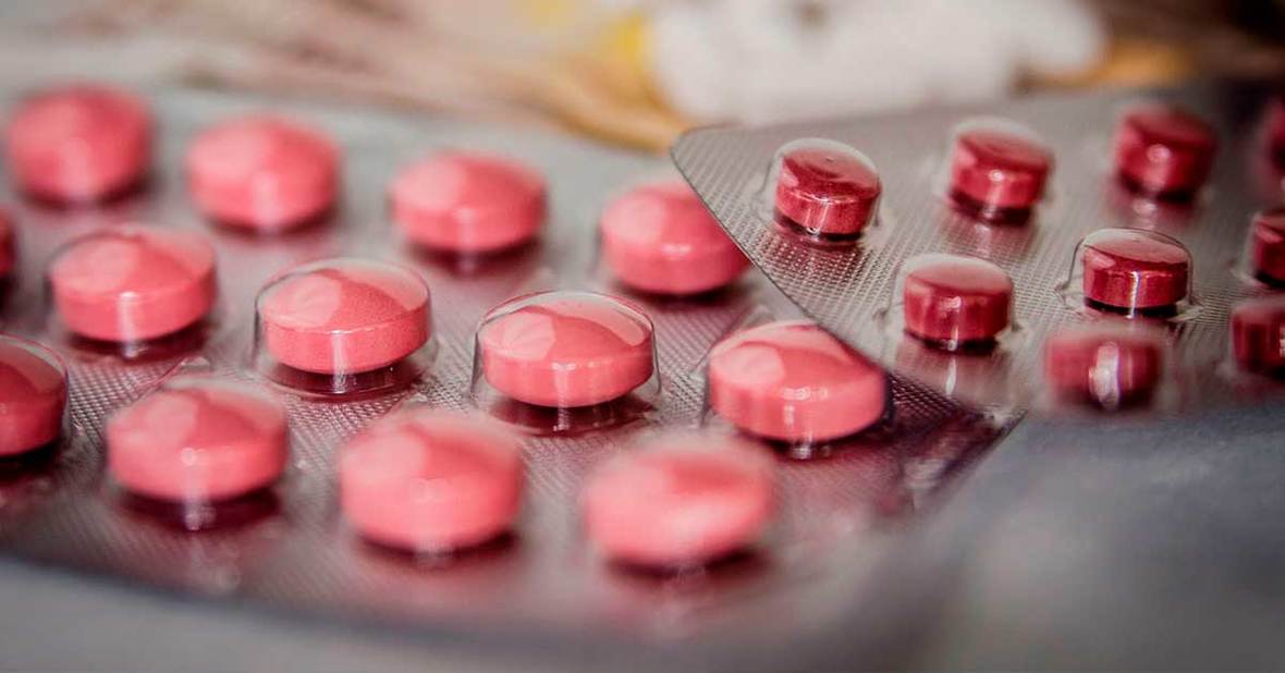 Blísters de pastillas que pueden provocar diarrea como efecto secundario
