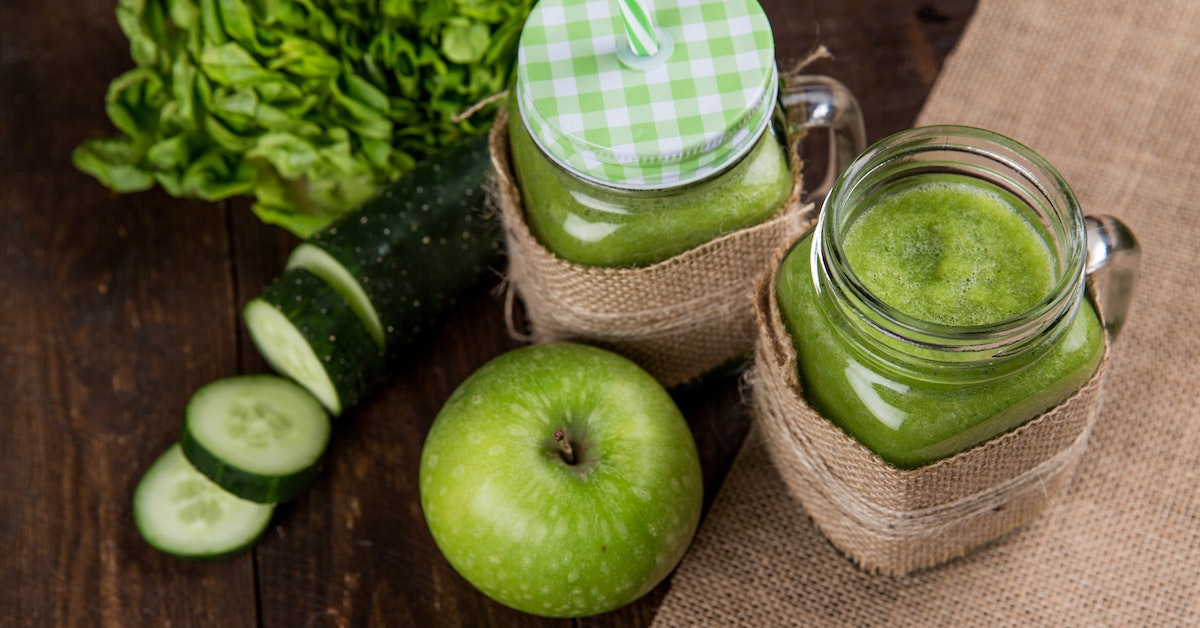 batido de fruta y verdura